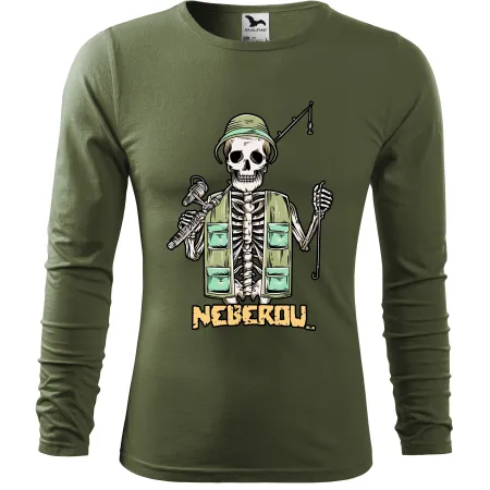 Pánské tričko pro rybáře s dlouhým rukávem – Neberou...