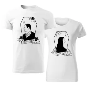 Trička pro páry Gomez & Morticia – Láska ve stylu Addamsovy rodiny