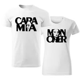 Trička pro páry Mon Cher & Cara Mia – Láska ve stylu Addamsovy rodiny