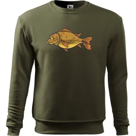 Mikina bez kaupce pro rybáře Angry Carp
