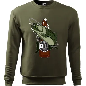 Mikina bez kaupce pro rybáře Beer & Fish