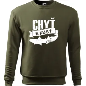 Mikina bez kaupce pro rybáře Chyť a pusť