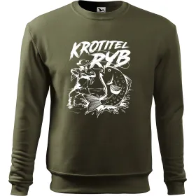 Mikina bez kaupce pro rybáře Krotitel ryb