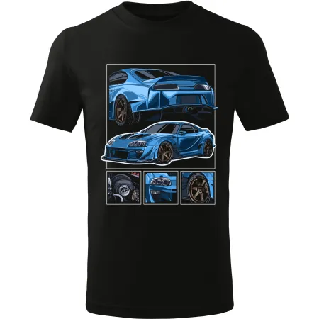 Pánské tričko Toyota Supra MK4 Blue