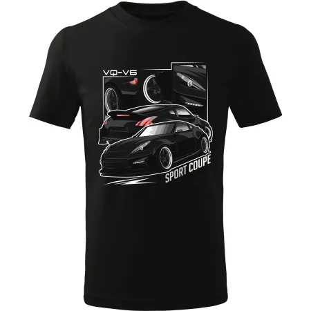 Pánské tričko Nissan 370Z Z34 VQ V6 Black