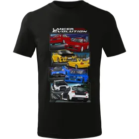 Pánské tričko Lancer Evolution III, VI, IX, X