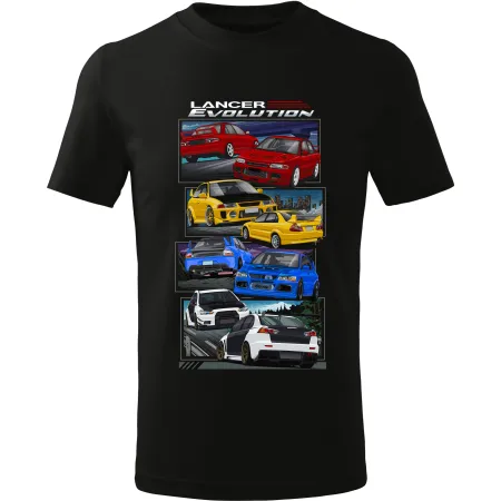 Pánské tričko Lancer Evolution III, VI, IX, X