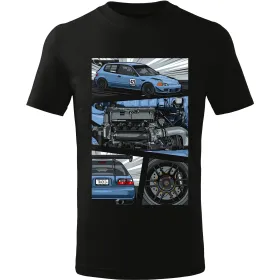 Pánské tričko Honda Civic EG detail