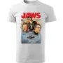 Pánské tričko JAWS – Čelisti
🦈 Stylové pánské bílé tričko s motivem JAWS (Čelisti) potěší všechny fanoušky legendárních filmů. Kultovní plakátový design s hlavními postavami a ikonickou lodí na moři připomíná napětí a atmosféru jednoho z nejznámějších thrillerů všech dob. Perfektní volba pro filmové nadšence a sběratele retro motivů.
Kvalitní materiál a potisk

Materiál: 100 % bavlna, 190 g/m² – kvalitní, příjemná a prodyšná látka
Potisk: detailní barevný tisk s vysokou odolností
Střih: unisex – vhodný pro muže i ženy

Proč si pořídit toto tričko

✅ Kultovní motiv z filmu JAWS (Čelisti)
✅ Retro design pro opravdové fanoušky klasiky
✅ Skvělý dárek pro milovníky thrillerů a filmových legend
