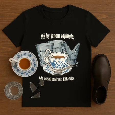 Pánské tričko Mě by jenom zajímalo, kde udělali soudruzi z NDR chybu...