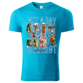 Dětské tričko Just a Boy Who Loves Brainrot