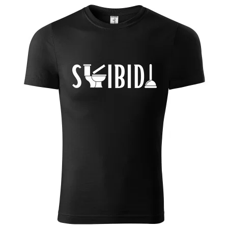 Dětské tričko Skibidi toilet - nápis