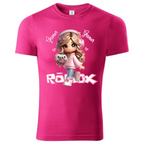 Dětské tričko Roblox Pink Gamer 01