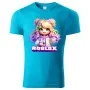 Dětské tričko Roblox Purple Gamer