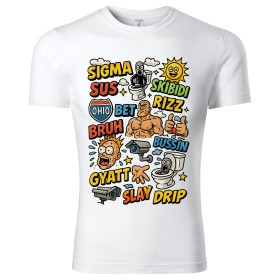 Dětské tričko Slang – Skibidi & Meme Edition