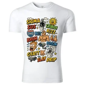 Dětské tričko Slang – Skibidi & Meme Edition