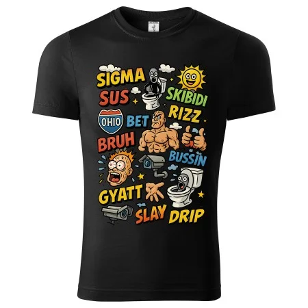 Dětské tričko Slang – Skibidi & Meme Edition
