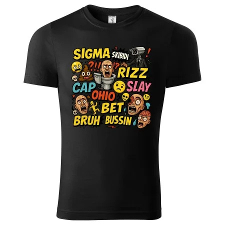 Dětské tričko Slang – Skibidi & Meme Chaos