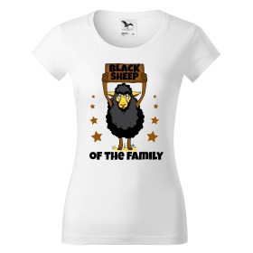 Dámské tričko Černá ovce rodiny