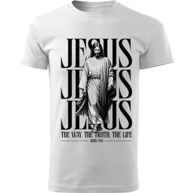 Tričko Jesus – The Way, The Truth, The Life