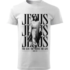 Tričko Jesus – The Way, The Truth, The Life