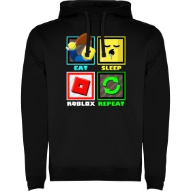Dětská mikina Eat, sleep. Roblox, repeat 02