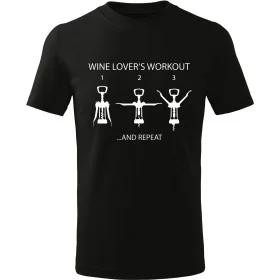 Tričko WINE LOVER’S WORKOUT