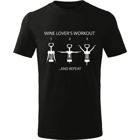 Tričko WINE LOVER’S WORKOUT