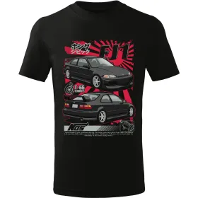 Pánské tričko Honda Civic EJ1 – Fast & Furious