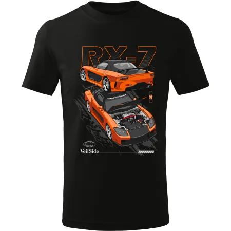 Pánské tričko Mazda RX-7 VeilSide – Han’s Drift Legend (Tokyo Drift)
