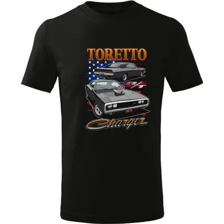 Pánské tričko Toretto’s Charger – USA Fast & Furious