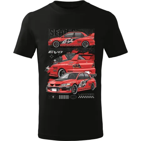 Pánské tričko Sean’s Mitsubishi Lancer Evolution IX – Tokyo Drift