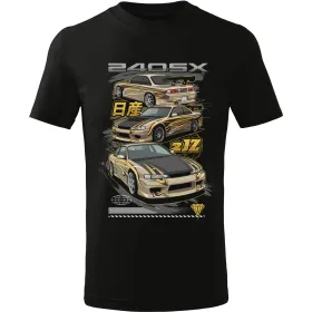 Pánské tričko Nissan Silvia S14 – DK’s 2JZ Silvia (Tokyo Drift)