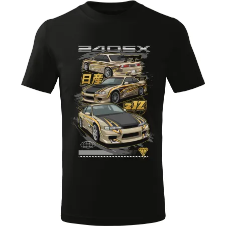 Pánské tričko Nissan Silvia S14 – DK’s 2JZ Silvia (Tokyo Drift)