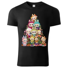 Dětské tričko Labubu – Vánoční stromek