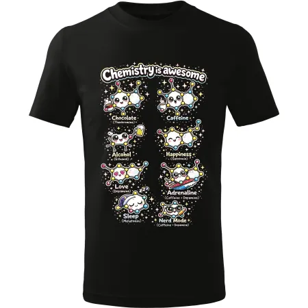 Pánské tričko Chemistry Is Awesome – Molekuly radosti