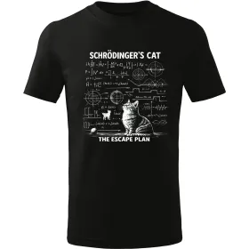 Pánské tričko Schrödinger’s Cat – The Escape Plan