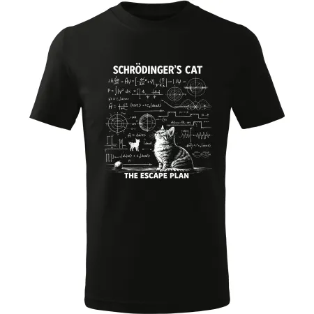 Pánské tričko Schrödinger’s Cat – The Escape Plan
