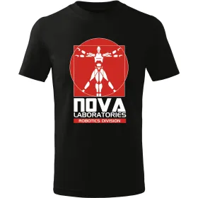 Pánské tričko Nova Laboratories – Číslo 5 žije