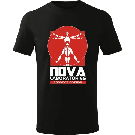 Pánské tričko Nova Laboratories – Číslo 5 žije