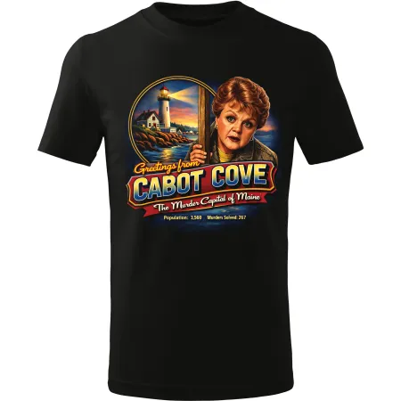 Pánské tričko Cabot Cove - Jessica Fletcher