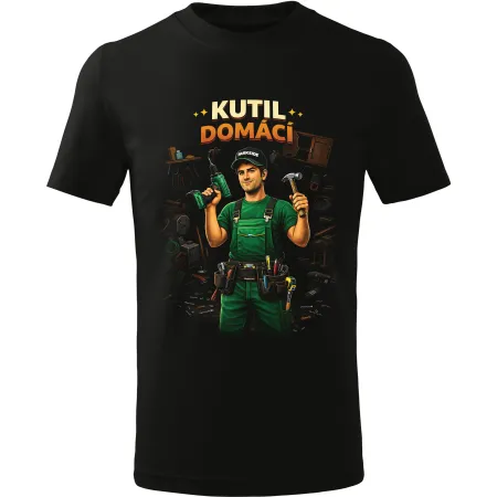 Pánské tričko Kutil domácí – vtipné tričko pro domácí mistry