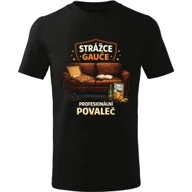 Pánské tričko Strážce gauče – profesionální povaleč