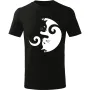 Pánské tričko Kočky Jin-Jang – minimalistický kočičí motiv