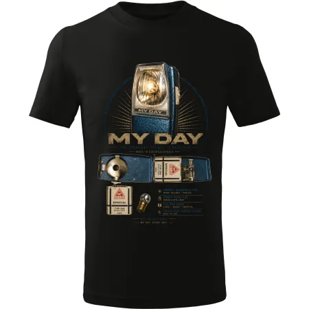 Pánské tričko MY DAY – legendární československá kapesní svítilna