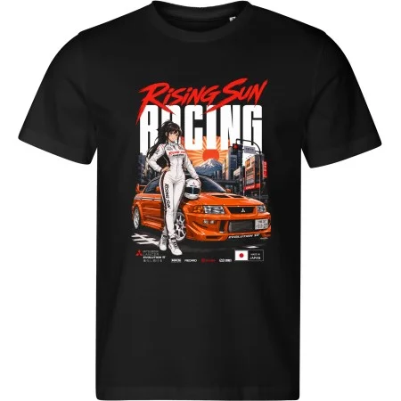 Pánské tričko Mitsubishi Lancer Evolution VI – Rising Sun Racing