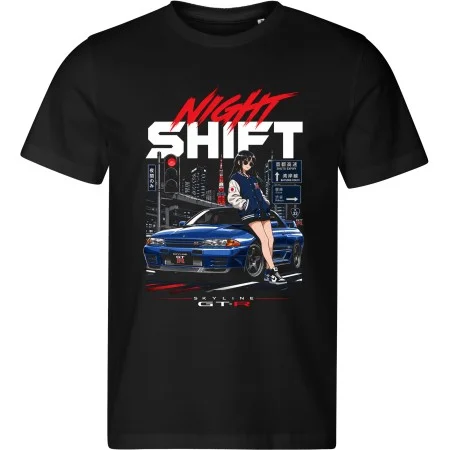 Pánské tričko Nissan Skyline GT-R R32 – Night Shift