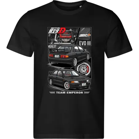 Pánské tričko Mitsubishi Lancer Evolution III – Team Emperor