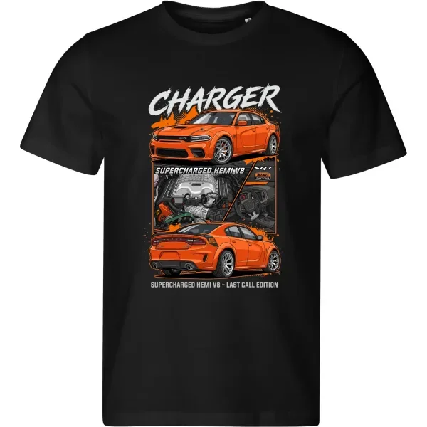 Pánské tričko Dodge Charger SRT Hellcat – Last Call Edition