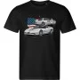 Pánské tričko Chevrolet Corvette C5 – American Flag